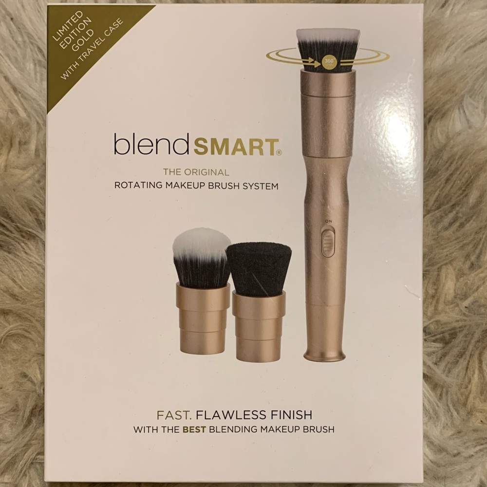 Gold BlendSmart Rotating Makeup Brush System